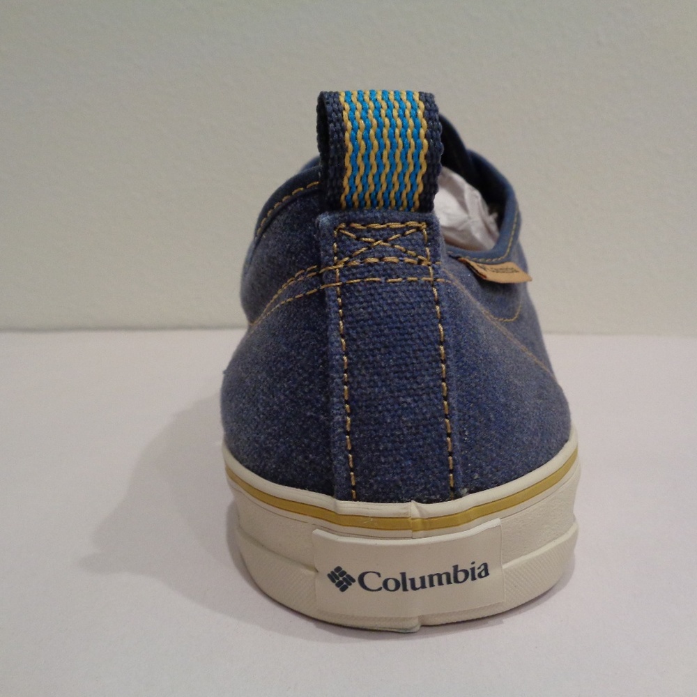 Columbia VULC N VENT Blue Canvas Sneakers - Picture 4 of 8